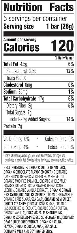 Annie's Chocolate Dipped, Chewy Chocolate Chip Granola Bars, 5 ct - Image 2