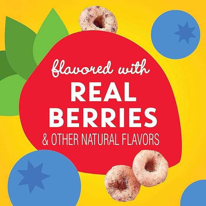 Very Berry Cheerios, Heart Healthy Gluten Free Breakfast Cereal, Made with Whole Grain Oats, Family Size, 18.6 oz - Image 3