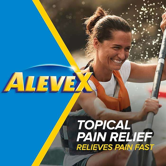 AleveX Topical Pain Relief Lotion with Rollerball Applicator - Long Lasting Arthritis and Muscle Pain Relief, 2.5 oz - Image 2