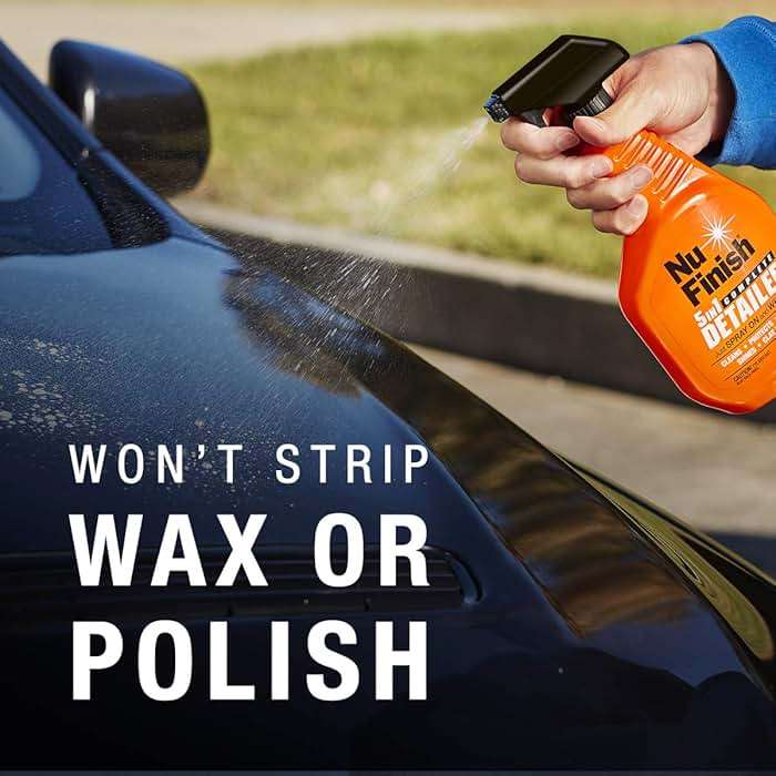 5-in-1 Complete Detailer Spray with Towel by Nu Finish, Preserves and Protects Car Detailing, Includes 1 Microfiber Towel, 22 Oz Spray - Image 5