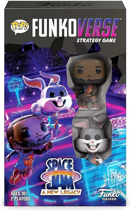 Funko POP Funkoverse: Space Jam 2: A New Legacy 100 2-Pack, Lebron James and Bugs Bunny (Styles May Vary) - Product Image