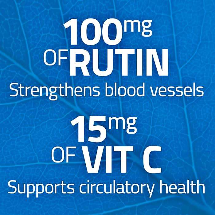 RUTASCORBIN Vitamin C with Rutin | High Potency Immune Support Supplement with Antioxidants for Vitality, Circulatory Health, Energy & Daily Wellness, 50 Tablets, 1-Pack - Image 3