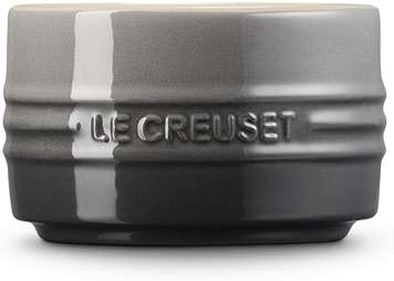Le Creuset Stoneware Round Straight Wall Ramekin, 7 oz., Oyster - Image 3