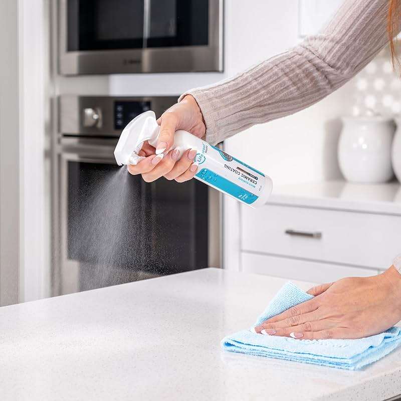 Lifeproof Ceramic Coating Spray Kit - Shine, Seal & Protect Kitchen & Bath Surfaces, Repels Stains & Grime - Image 6