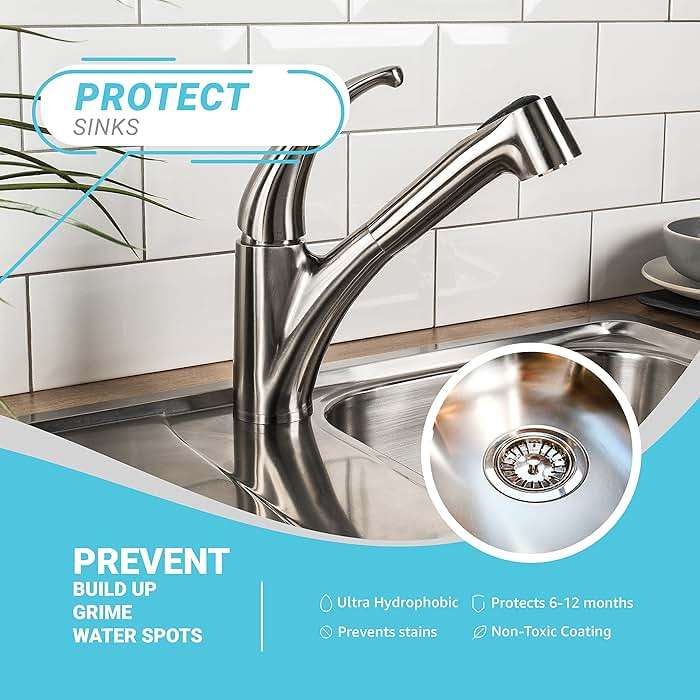 Lifeproof Ceramic Coating Spray Kit - Shine, Seal & Protect Kitchen & Bath Surfaces, Repels Stains & Grime - Image 7
