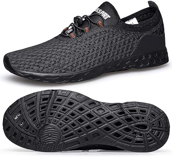 DOUSSPRT Men's Water Shoes Quick Drying Sports Aqua Shoes - Product Image