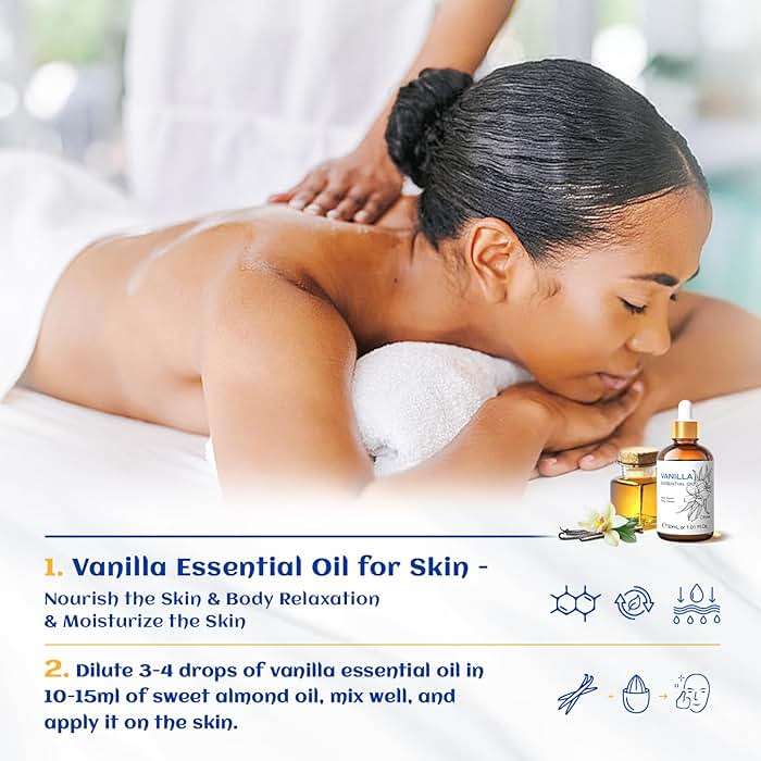 HIQILI Vanilla Essential Oil - 1 Fl Oz / 30ML | Beginner-Friendly for Making Perfume Candle Soap, Diffuser, Body, Skin, Lotion - Image 3