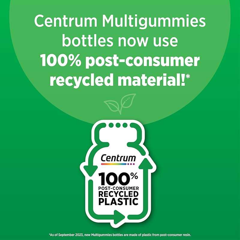 Centrum MultiGummies Gummy Multivitamin for Adults, Multivitamin/Multimineral Supplement with Vitamins D, B and E, Assorted Fruit Flavor - 180 Count - Image 10