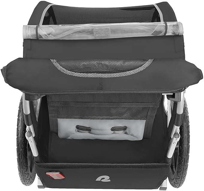 Retrospec Rover Kids Bicycle Trailer Single and Double Passenger Children’s Foldable - Image 6