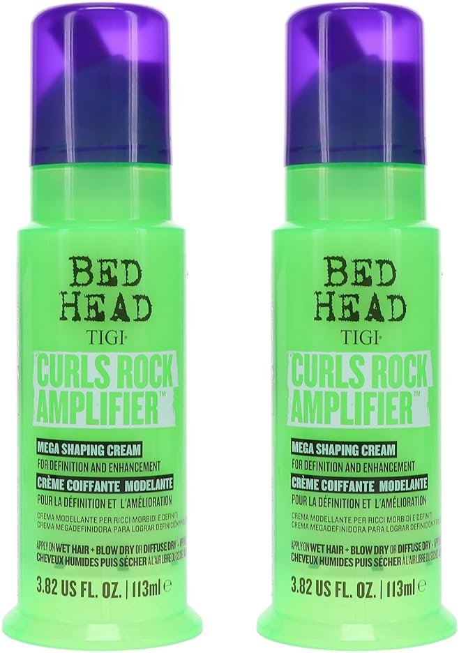 Bed Head by TIGI Curls Rock Amplifier Curly Hair Cream for Defined Curls 3.8 oz (Pack of 2) | for Defined Curls - Product Image