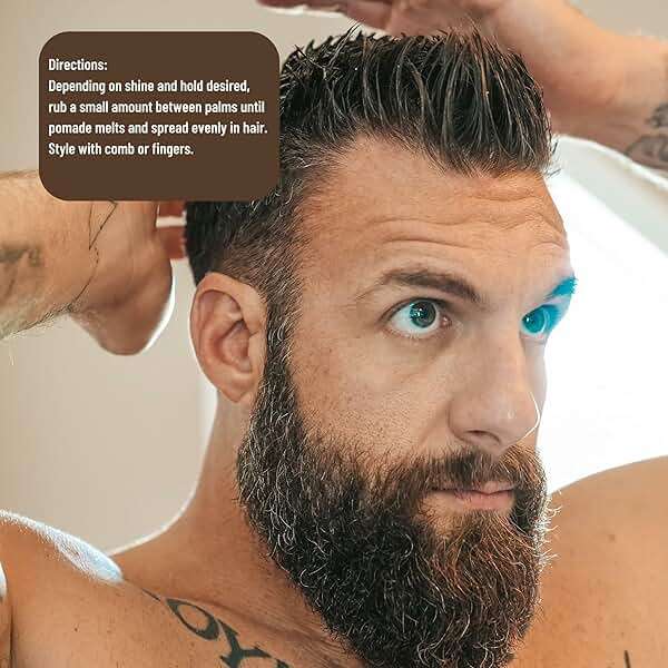 Johnny Slicks Oil Based Pomade | Organic Hair Styling for Men, Low to Medium Hold | Promotes Healthy Hair Growth & Helps Hydrate Dry Skin, (Original, 4 Ounce) Veteran Owned, USA Made. - Image 6