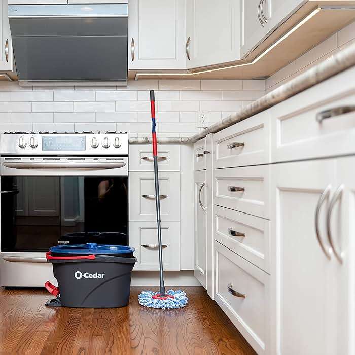 O-Cedar RinseClean Spin Mop & Bucket System | Clean with Clean Water | Removes 99% of Bacteria - Image 14