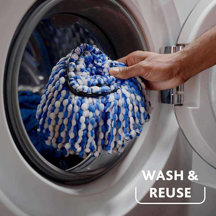 O-Cedar RinseClean Spin Mop & Bucket System | Clean with Clean Water | Removes 99% of Bacteria - Image 7