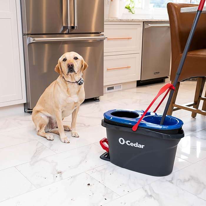O-Cedar RinseClean Spin Mop & Bucket System | Clean with Clean Water | Removes 99% of Bacteria - Image 10