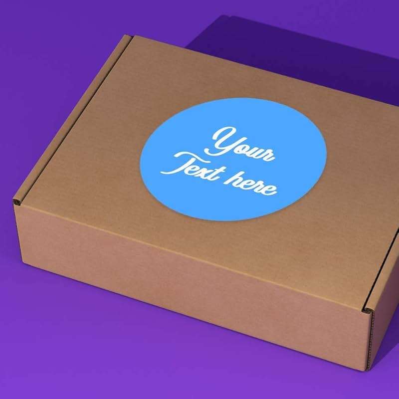 300 pcs Premium Custom Stickers Paper 2 inch Round Uncoated - Personalized Stickers for Businesses with Logo and Name. Birthday and Wedding Favors. Baby Pets Label Product Boxes - Image 4