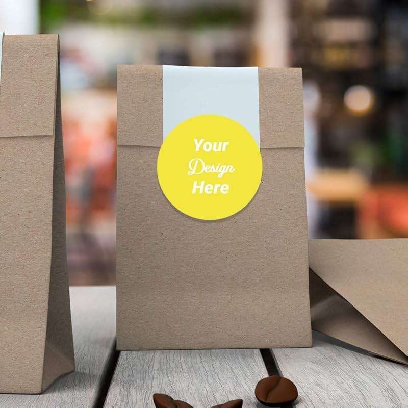 300 pcs Premium Custom Stickers Paper 2 inch Round Uncoated - Personalized Stickers for Businesses with Logo and Name. Birthday and Wedding Favors. Baby Pets Label Product Boxes - Image 8