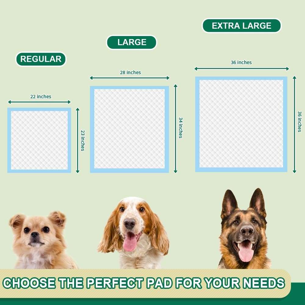 IMMCUTE Puppy Pads 22"x23" 100 Count | 6-Layer Leak-Proof & Super Absorbent Dog Training Pads | Disposable Potty Pads for Puppies, Dogs, Cats & Rabbits | Blue & White - Image 6