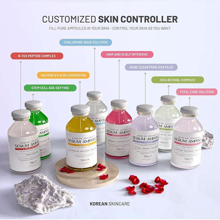 BRÜUN SD - Control Salmon DNA Ampoule - Micro Needling Korean Serum Booster for Face and Body to Use with and without Derma Pen Microneedling Skin Care Serum 1.18 fl.oz - Image 6
