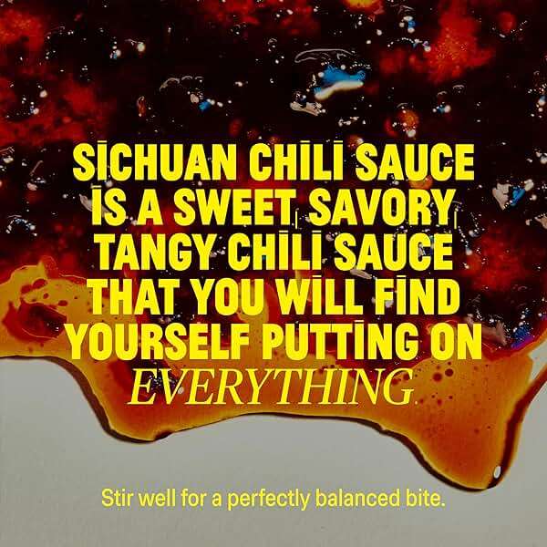 FLYBYJING Sweet + Spicy Sichuan Chili Sauce: Perfect for Noodles, Proteins, Veggies, Fish, Dumplings and Everything Else - Hot Sauce, Marinade and Glaze made w/Premium Chilis - Vegan, 6oz (Pack of 1) - Image 3
