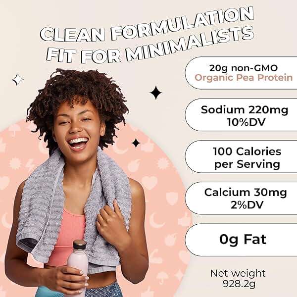 Future Kind Vegan Protein Powder, Vanilla, Pea Plant Protein for Lean Muscle with Iron & Fiber, Whey-Free, Sugar-Free, Soy-Free, Non-Dairy (34 Servings) - Image 5
