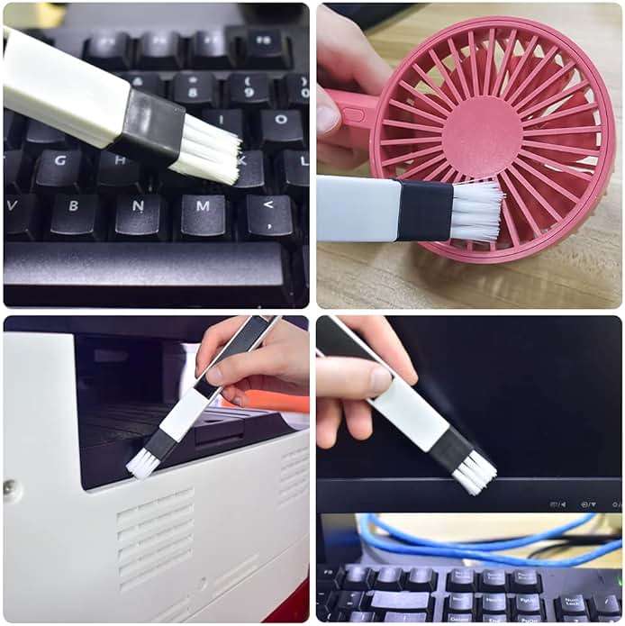 Crevice Gap Cleaning Brush Tool, 6pcs Hand-held Groove Gap Cleaning Tools, 2 in 1 Dustpan Cleaning Brushes, Shutter Door Window Track Kitchen Cleaning Brushes Kit - Image 7