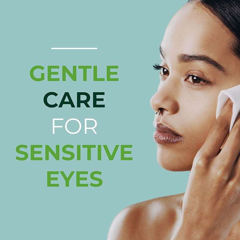 NOVEHA 60PCs Tea Tree Oil Eyelid & Lash Wipes | With Hyaluronic Acid, Green Tea & Chamomile For Blepharitis, Itchy & Stye Eyes, Individually Wrapped, Natural Eyelash Makeup Remover & Daily Cleanser - Image 3