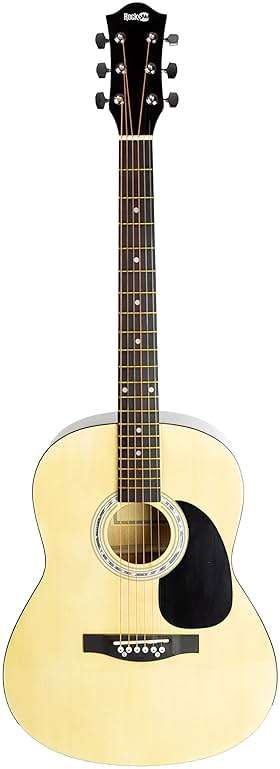 RockJam Acoustic Guitar Kit with Stand, Tuner, Gig Bag, Strap, Picks, Spare Strings & Lessons - Image 2