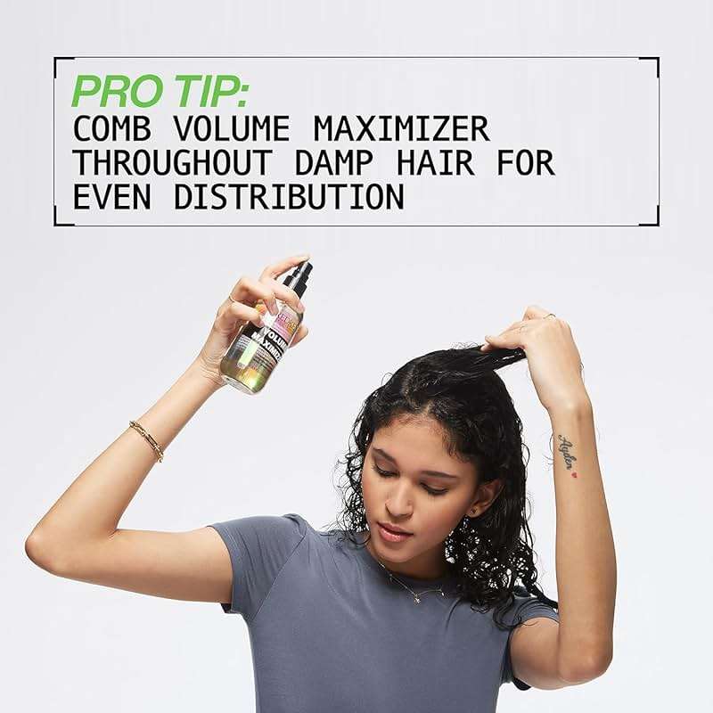 Redken Volume Maximizer Thickening Spray – Weightless Volumizing Spray For All Hair Types, Adds Flexible Volume and Body, For Thicker-Looking Hair - Image 5