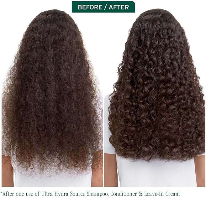 Biolage Ultra Hydra Source Shampoo & Conditioner Set - Renews Hair's Moisture and Deeply Conditions With Frizz Control, For Very Dry Hair, Silicone-Free & Vegan, 33.8 Fl Oz - Image 3