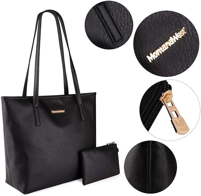 Montana West City Tote Bags Purses and Handbags for Women Causal Bag - Image 5