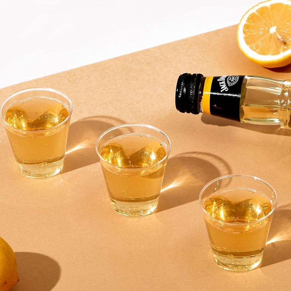 2 OZ 500 Pack Plastic Shot Glasses, Disposable Cups, Wine Tasting Cups, Small Plastic Tumbler for Whiskey, Wine Tasting, Food Samples, Perfect for Halloween, Thanksgiving, Christmas Party - Image 8