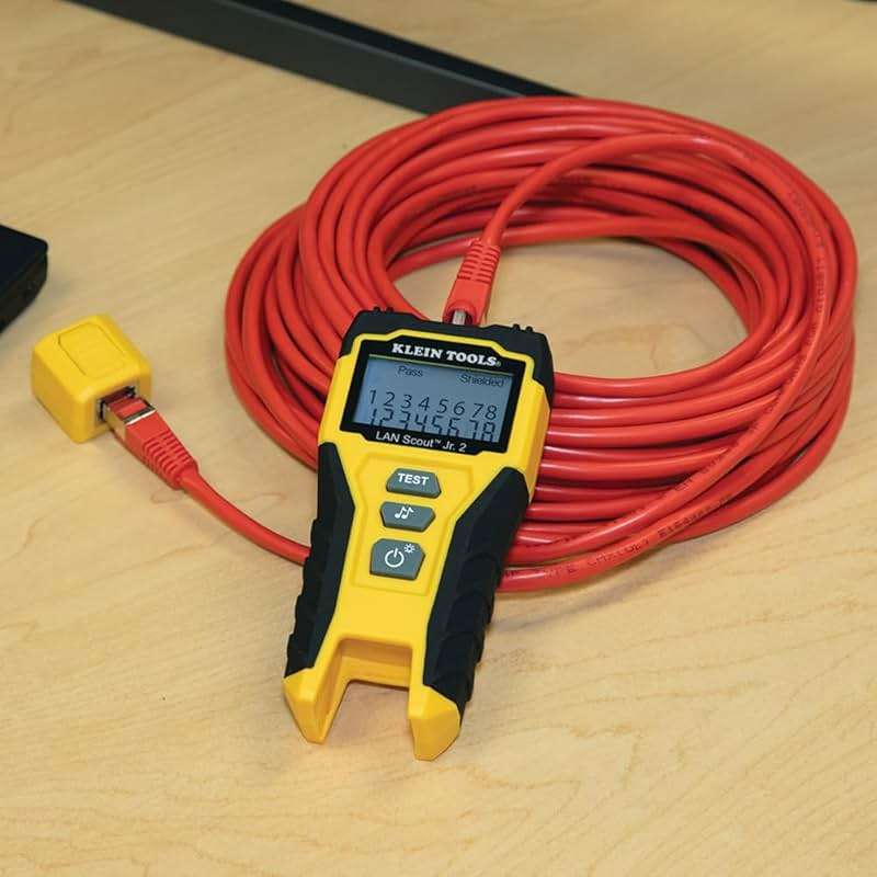 Klein Tools VDV526-200 Cable Tester, LAN Scout Jr. 2 Ethernet Tester for CAT 5e, CAT 6/6A Cables with RJ45 Connections - Image 3