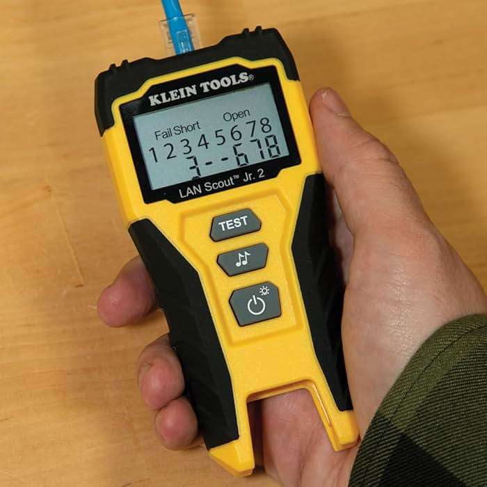 Klein Tools VDV526-200 Cable Tester, LAN Scout Jr. 2 Ethernet Tester for CAT 5e, CAT 6/6A Cables with RJ45 Connections - Image 6
