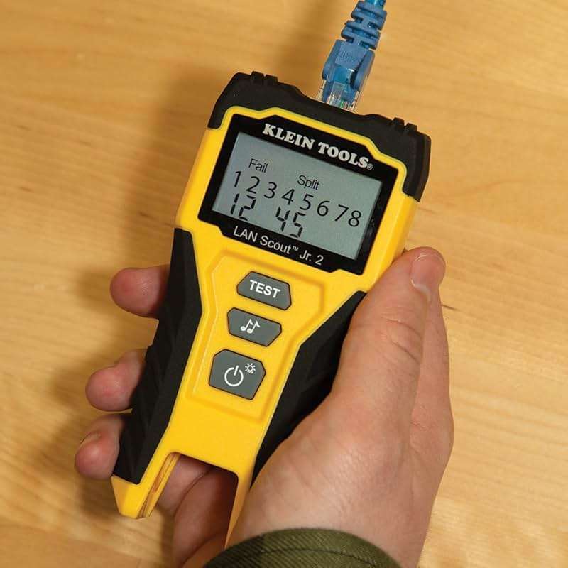 Klein Tools VDV526-200 Cable Tester, LAN Scout Jr. 2 Ethernet Tester for CAT 5e, CAT 6/6A Cables with RJ45 Connections - Image 7