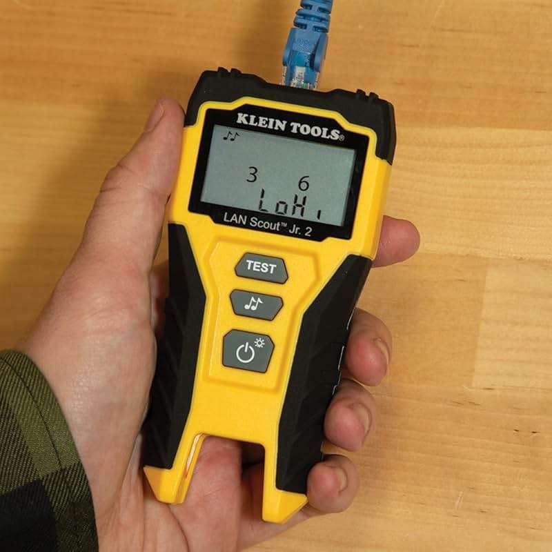 Klein Tools VDV526-200 Cable Tester, LAN Scout Jr. 2 Ethernet Tester for CAT 5e, CAT 6/6A Cables with RJ45 Connections - Image 8