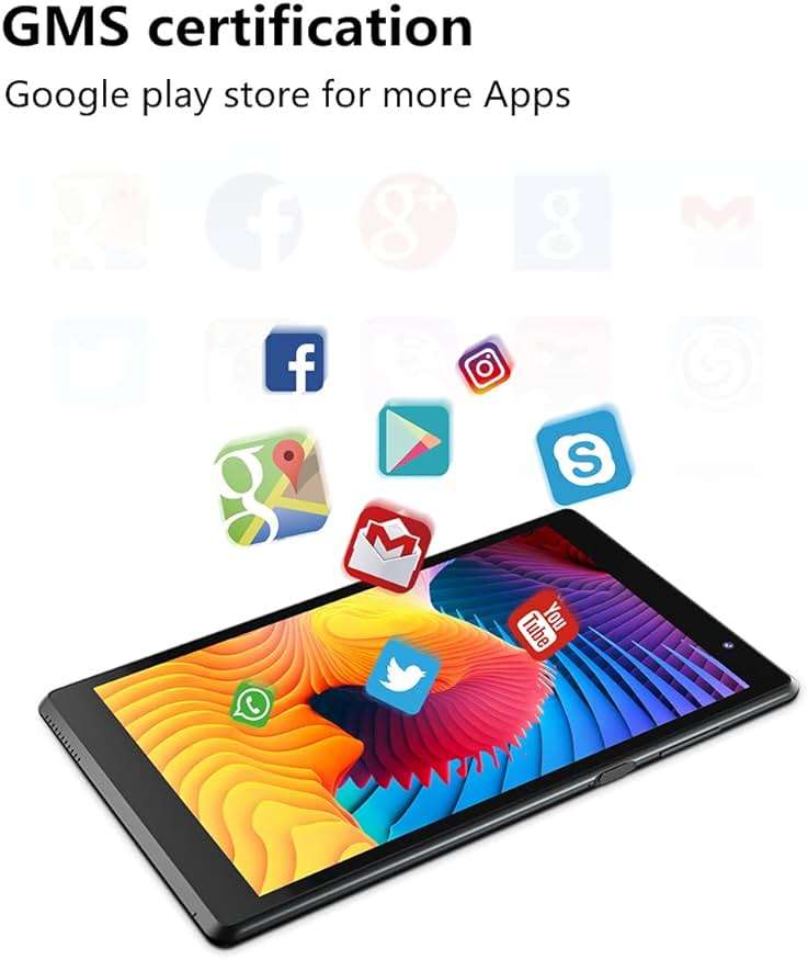 Tablet Android 15 Tablets with Case 7 inch, 8GB RAM, 32GB ROM Support 1TB Expand Computer Tablet PC, Quad-Core Processor, IPS Touch Screen, 2+5MP Dual Camera, 3000mah Battery, Wifi Tableta (Black) - Image 5