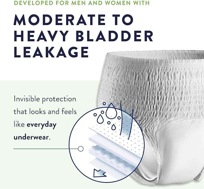 Prevail Incontinence Unisex Overnight Protective Underwear, Overnight Absorbency, Large, 56 Count - Image 3