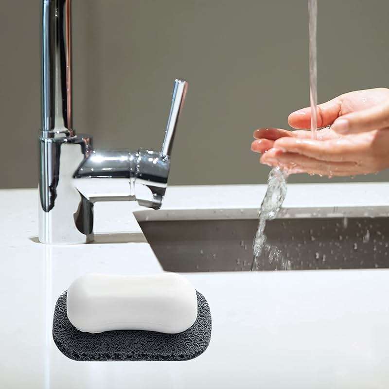 8Pcs Soap Saver Pad, Soap Savers for Bar Soap Bathroom Soap Dishes Self Draining Pads for Soap Lift Dish, Soap Holders for Bathroom (8 Colors) - Image 2