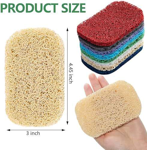 8Pcs Soap Saver Pad, Soap Savers for Bar Soap Bathroom Soap Dishes Self Draining Pads for Soap Lift Dish, Soap Holders for Bathroom (8 Colors) - Image 3