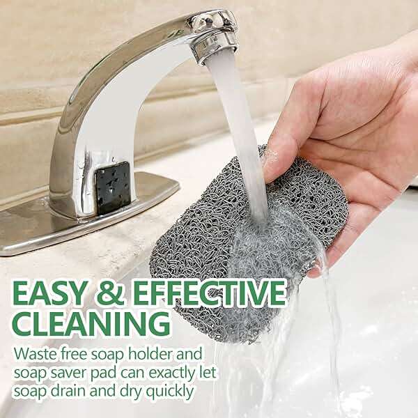 8Pcs Soap Saver Pad, Soap Savers for Bar Soap Bathroom Soap Dishes Self Draining Pads for Soap Lift Dish, Soap Holders for Bathroom (8 Colors) - Image 5