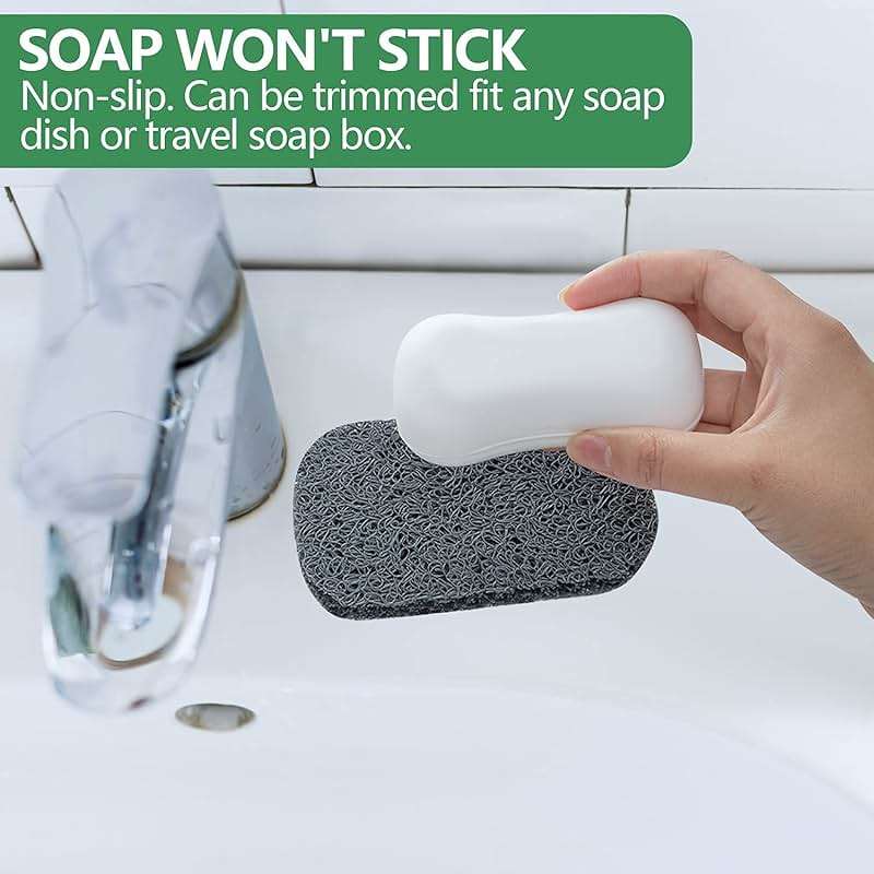 8Pcs Soap Saver Pad, Soap Savers for Bar Soap Bathroom Soap Dishes Self Draining Pads for Soap Lift Dish, Soap Holders for Bathroom (8 Colors) - Image 6