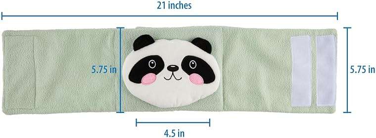 Dr. Brown's Infant Gripebelt Heated Belly Band, Soothe Baby's Tummy with Gentle Warmth and Compression, Panda, 0m+ - Image 7