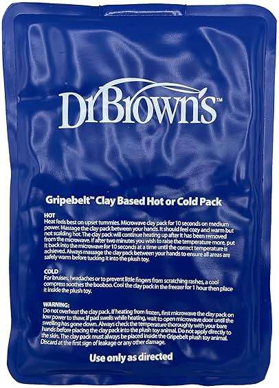 Dr. Brown's Infant Gripebelt Heated Belly Band, Soothe Baby's Tummy with Gentle Warmth and Compression, Panda, 0m+ - Image 10