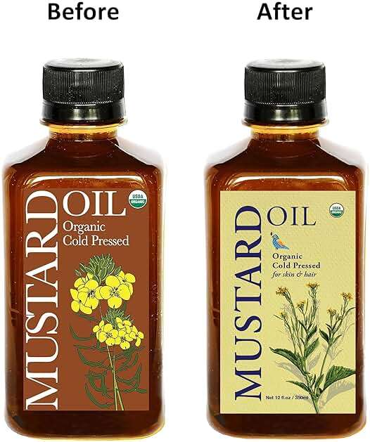 DAANA Mustard Oil for Skin: Certified USDA Organic, Extra Virgin, Cold Pressed - Image 2