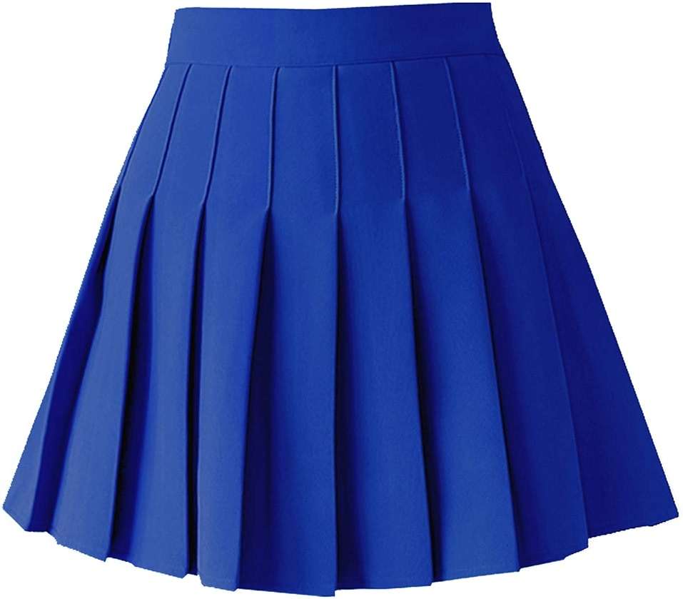 TONCHENGSD Women's High Waist Pleated Mini Skirt Skater Tennis Skirt - Image 1