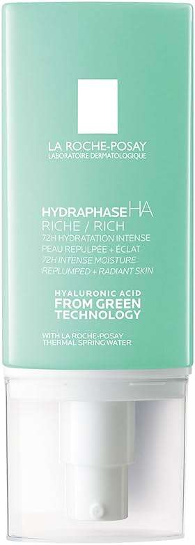 La Roche-Posay Hydraphase HA Rich, Hyaluronic Acid Face Moisturizer for Dry Skin with 72HR Hydration, Oil Free & Non-Comedogenic, 50 ML, 1.69 fl. oz. - Image 1