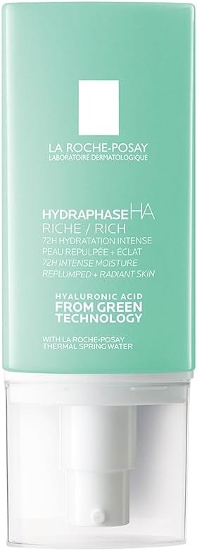 La Roche-Posay Hydraphase HA Rich, Hyaluronic Acid Face Moisturizer for Dry Skin with 72HR Hydration, Oil Free & Non-Comedogenic, 50 ML, 1.69 fl. oz. - Product Image