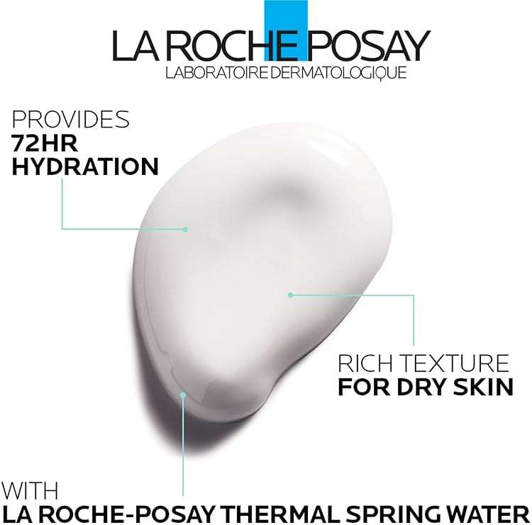 La Roche-Posay Hydraphase HA Rich, Hyaluronic Acid Face Moisturizer for Dry Skin with 72HR Hydration, Oil Free & Non-Comedogenic, 50 ML, 1.69 fl. oz. - Image 2