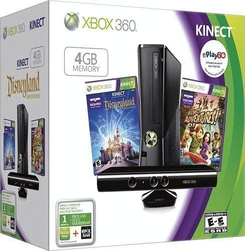 Xbox 360 4GB Console with Kinect Holiday Value (Renewed) - Product Image