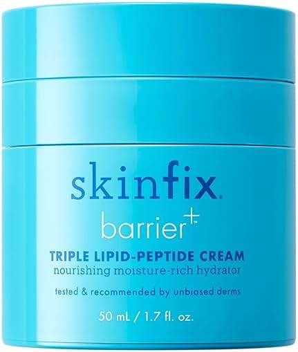 Skinfix Triple Lipid-Peptide Cream - 1.7 oz - Rich Face Moisturizer with Hyaluronic Acid - Hydrates & Restores Dry, Sensitive Skin - Non-Comedogenic, Fragrance Free, Vegan, Cruelty Free - Image 1